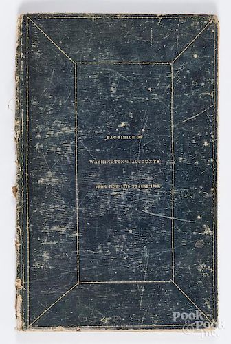 1833 Facsimile of Washington's Accounts.
