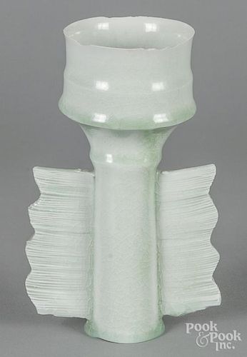 Colin Pearson stoneware vase, 9'' h.