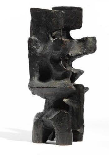 Alicia Penalba (Argentina, 1913-1982)  Le Double (Esquisse du doble), 1958, bronze sculpture