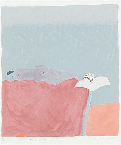 Joy Laville (England-Mexico, 1923-2018) Untitled/Sin Titulo, monoprint serigraph on paper