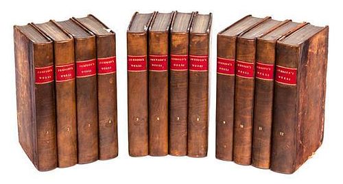 JOHNSON, SAMUEL. The Works. London, 1801. 12 vols.
