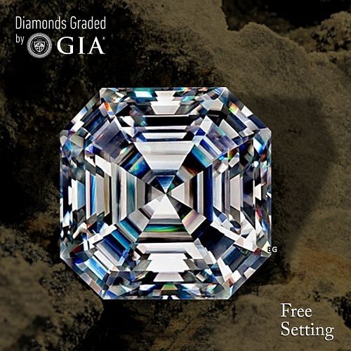 1.50 ct, F/VS2, Square Emerald cut GIA Graded Diamond. Appraised Value: $37,800 