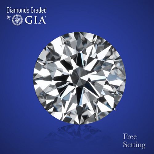 NO-RESERVE LOT: 1.50 ct, H/VS2, Round cut GIA Graded Diamond. Appraised Value: $39,500 