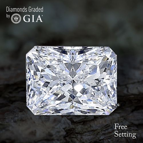 3.01 ct, D/VS2, Radiant cut GIA Graded Diamond. Appraised Value: $182,800 