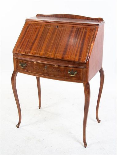 A Slant Front Writing Desk. Height 40 inches.