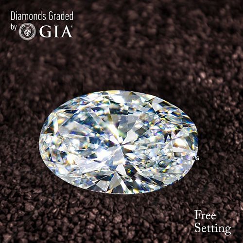 5.08 ct, F/VS2, Oval cut GIA Graded Diamond. Appraised Value: $571,500 