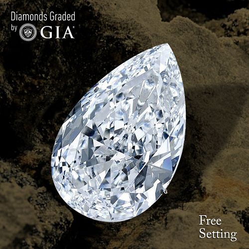 1.51 ct, G/VVS2, Pear cut GIA Graded Diamond. Appraised Value: $39,800 