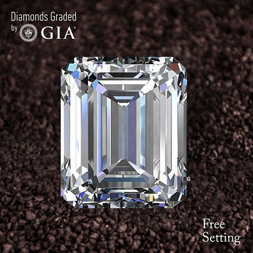 1.55 ct, E/IF, Emerald cut GIA Graded Diamond. Appraised Value: $57,200 