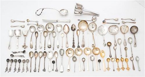 * A Group of Silver and Silver-plate Spoons