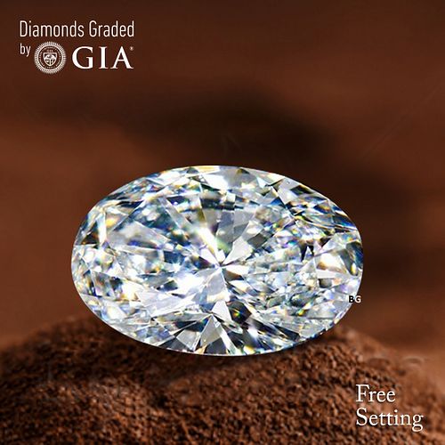 NO-RESERVE LOT: 1.51 ct, G/VS2, Oval cut GIA Graded Diamond. Appraised Value: $35,400 