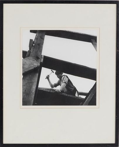 * Artist Unknown, (American, 20th century), Untitled (Roof Framer)