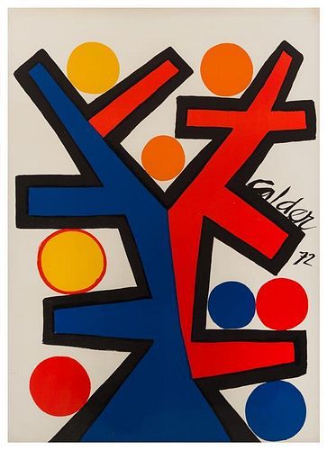 * Alexander Calder, (American, 1898-1976), Abstract Composition