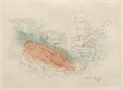 Raoul Dufy, (French, 1877-1953), Baigneuse
