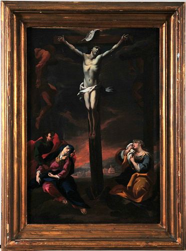 THE CRUCIFICATION OF JESUS OIL PAINTING