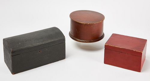 Three Painted Boxes