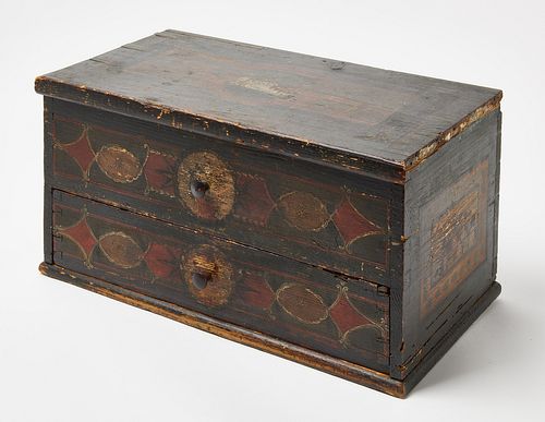 Painted Box with Drawer