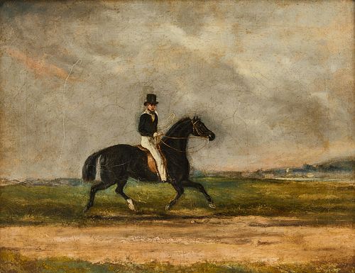 Painting of a Man on a Horse