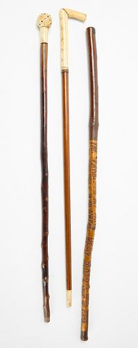 Group of Three Canes