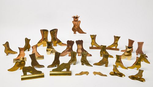 Lot of Brass Shoes