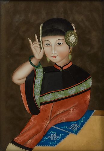 Portrait of Asian Young Woman