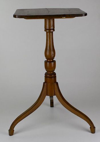 Candle stand cherry spider leg, top not original.