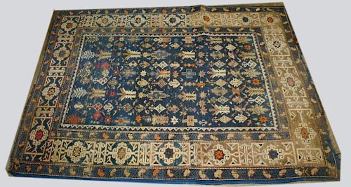 early 20th c Persian area rug, 4' x 5' 3”early 20th c Persian area rug, 4' x 5' 3”early 20th c Persi