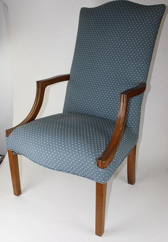 Martha Washington style armchair