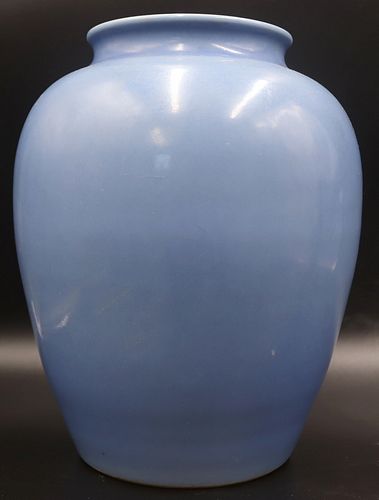 Chinese Pale Lavender-Blue Glazed Wine Jar.