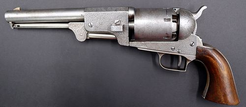 Colt Dragoon 2nd Model Engraved Revolver.