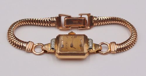JEWELRY. Lady's OCTO 18kt Gold Mechanical Watch.