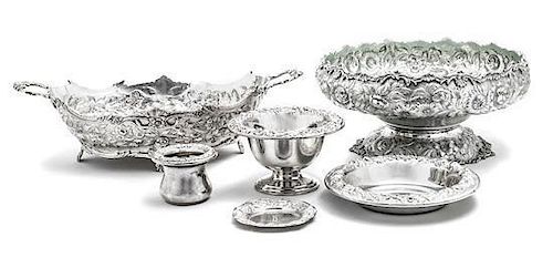 A Collection of American Silver Serving and Table Articles, Height of bowl 4 3/4 x diameter 10 1/4 inches.