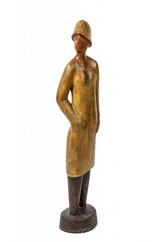 David Hostetler, (American, b. 1926), Yellow Dress, Jan 1, 1963