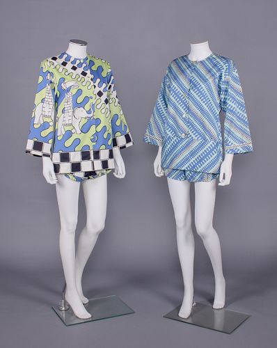 TWO EARLY PUCCI PLAYSUITS, ITALY, c. 1955