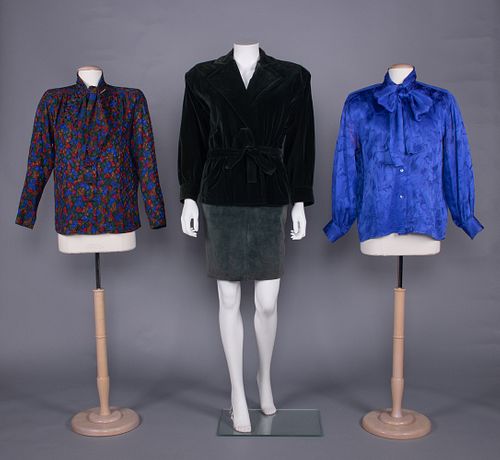 FOUR YSL SEPARATES, FRANCE, 1980s