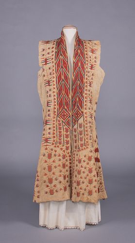WOMENS EMBROIDERED CHYRPY, TURKMENISTAN, LATE 19TH C