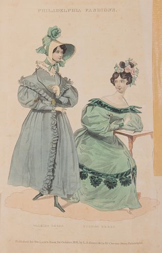 EARLY LADY’S & GODEY’S LADY’S BOOKS, PHILADELPHIA, 1831 & 1870