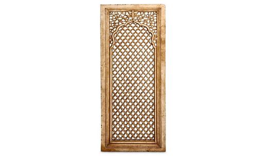 A MUGHAL STYLE MARBLE JALI SCREEN, NORTH INDIA, PROBABLY 19TH CENTURY