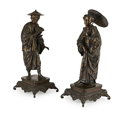 A FINE PAIR OF SECOND HALF 19TH CENTURY FRENCH