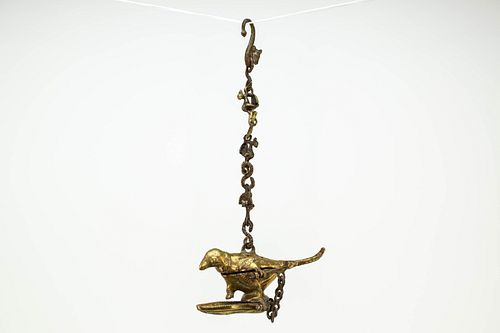 Hanging Brass Censer of Bird