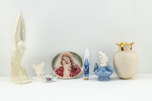 Grp: 7 Misc Ceramic / porcelain objects