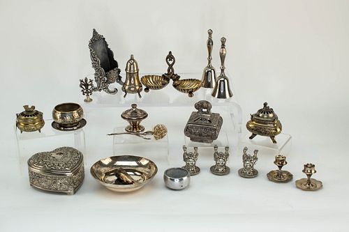 Grp: 22 Metal & Silverplate Objects