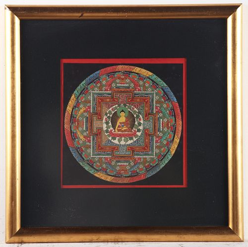 Tibetan Buddhist Thangka Painting