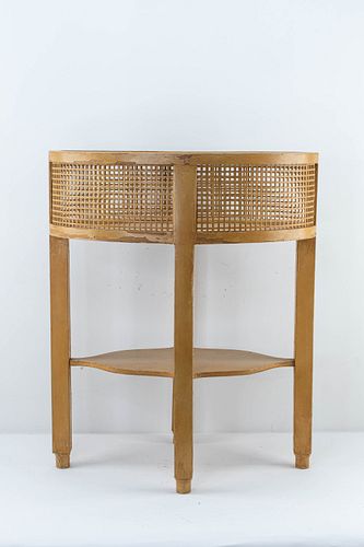 Bentwood Caned Stand or Planter 