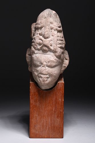 Antique Indian Stone Head