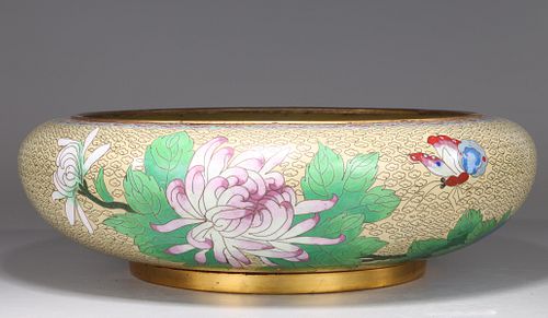 Exquisite Chinese Cloisonne Bowl