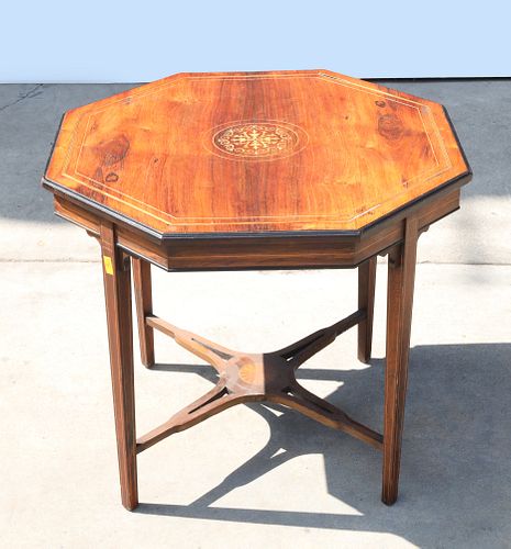 Antique Edwardian Inlayed Table