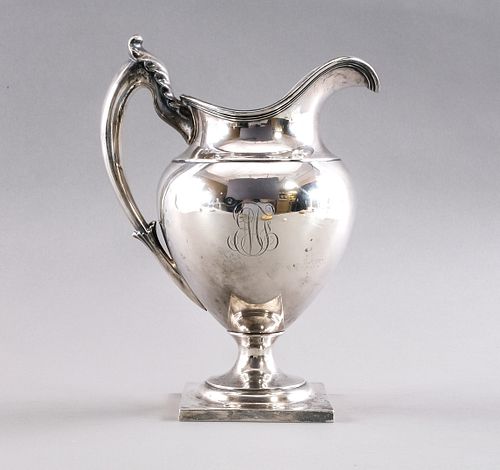 19th Century American Sterling Silver Pitcher