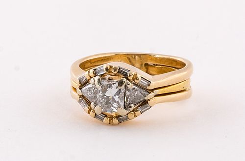 18K Gold & Diamond Engagement Ring