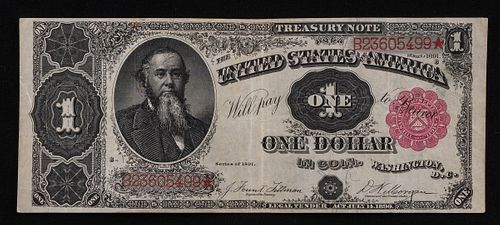 U.S. Series of 1891 $1 Treasury Note