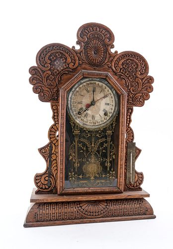 E. Ingraham Co. Gingerbread Mantel Clock